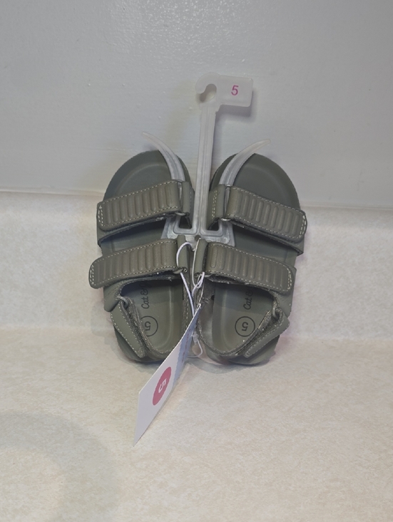 Cat & Jack Other - Cat & Jack Dark Green Velcro Sandals - "Kody"